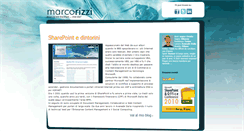 Desktop Screenshot of marcorizzi.com